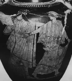 AMPHORA, NECK (ATHENIAN, RED-FIGURE)