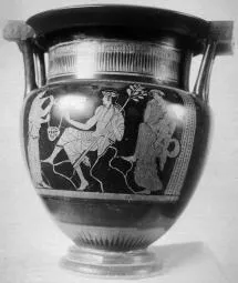 KRATER, COLUMN (ATHENIAN, RED-FIGURE)