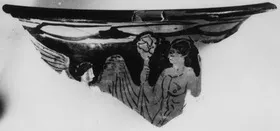 KRATER, BELL, FRAGMENT (ATHENIAN, RED-FIGURE)