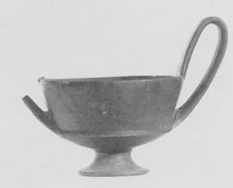 KANTHAROS (ETRUSCAN, BUCCHERO)