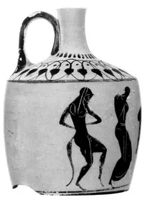 LEKYTHOS, FRAGMENTS (ATHENIAN, BLACK-FIGURE)