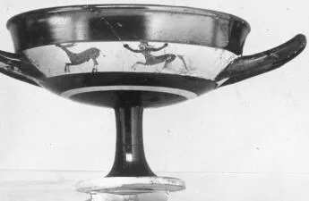 CUP, LITTLE MASTER BAND (ATHENIAN, BLACK-FIGURE)