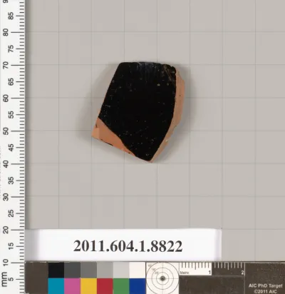 Terracotta fragment of a kylix (drinking cup)