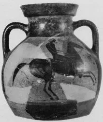 AMPHORA, BELLY, FRAGMENT (ATHENIAN, BLACK-FIGURE)