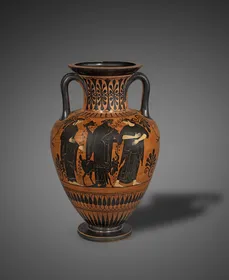 AMPHORA, NECK (ATHENIAN, BLACK-FIGURE)