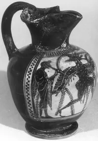 OINOCHOE (ATHENIAN, BLACK-FIGURE)