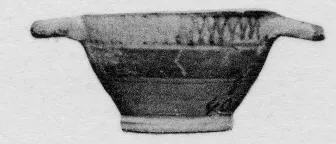 SKYPHOS (CORINTHIAN, BLACK PATTERN)