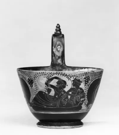 Kyathos Depicting Men on a Banqueting Couch