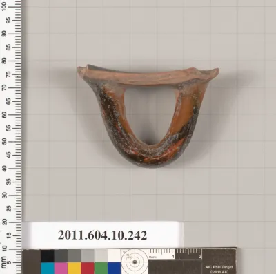 Terracotta fragment of a skyphos (deep drinking cup)