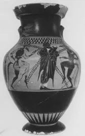 AMPHORA, BELLY, TYPE B (ATHENIAN, BLACK-FIGURE)