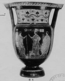 KRATER, COLUMN (SOUTH ITALIAN, APULIAN, RED-FIGURE)