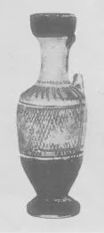 LEKYTHOS (BOEOTIAN, BLACK PATTERN)