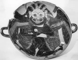 CUP A (ATHENIAN, BLACK-FIGURE)