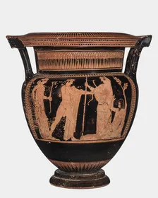 KRATER, COLUMN (ATHENIAN, RED-FIGURE)