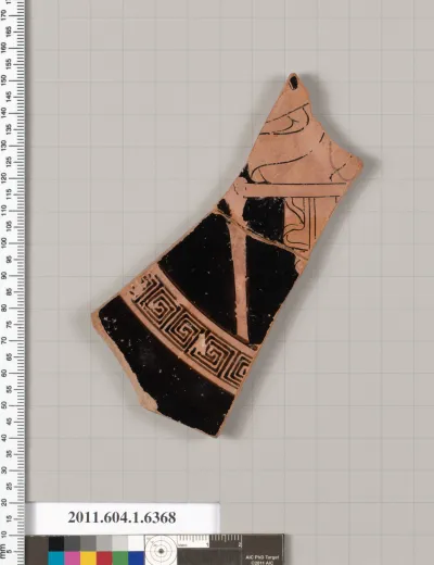 Terracotta fragment of a kylix (drinking cup)
