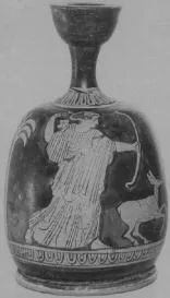 LEKYTHOS, SQUAT (ATHENIAN, RED-FIGURE)