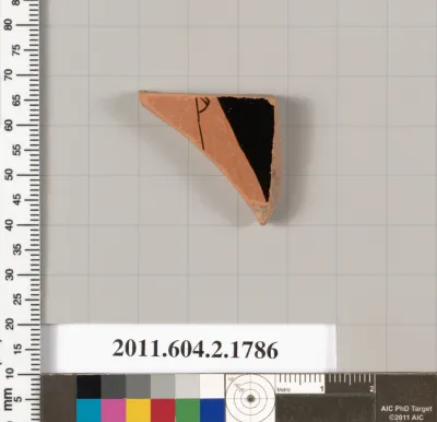 Terracotta fragment of a skyphos (deep drinking cup)