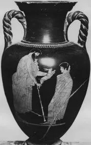 AMPHORA, NECK (ATHENIAN, RED-FIGURE)