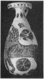 ALABASTRON (CORINTHIAN, BLACK-FIGURE)