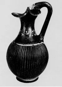 HYDRIA (SOUTH ITALIAN, GNATHIAN, BLACK GLAZE)