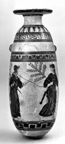 ALABASTRON (ATHENIAN, BLACK-FIGURE)