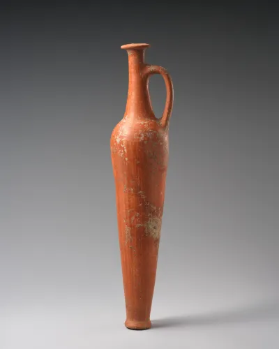Terracotta spindle bottle