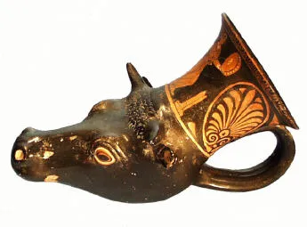FIGURE VASE (SOUTH ITALIAN, APULIAN, RED-FIGURE)