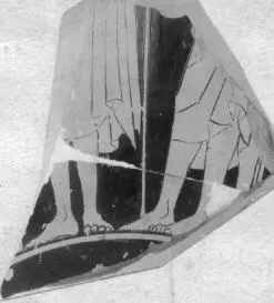 CUP, FRAGMENTS (ATHENIAN, RED-FIGURE)
