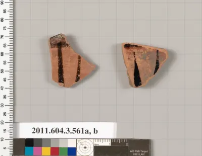 Terracotta fragments of column-kraters (bowls for mixing wine and water)