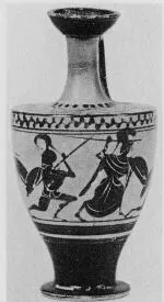 LEKYTHOS (ATHENIAN, BLACK-FIGURE)