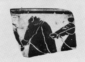 CUP, FRAGMENT (ATHENIAN, BLACK-FIGURE)