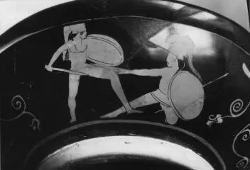 CUP, STEMLESS (ATHENIAN, RED-FIGURE)