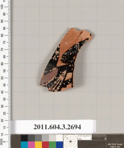 Terracotta fragment of an olpe (jug)