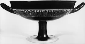 CUP, LITTLE MASTER BAND (ATHENIAN, BLACK-FIGURE)
