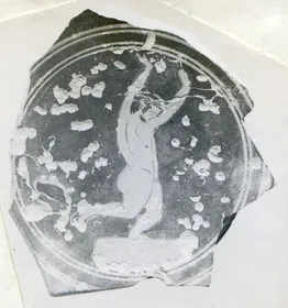 CUP, STEMLESS, FRAGMENT (ATHENIAN, RED-FIGURE)