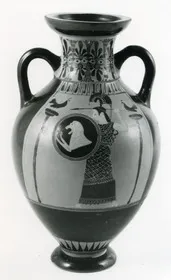 PSEUDO-PANATHENAIC AMPHORA (ATHENIAN, BLACK-FIGURE)