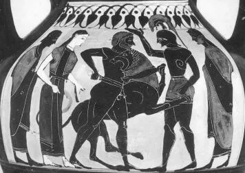 AMPHORA, BELLY, TYPE B (ATHENIAN, BLACK-FIGURE)