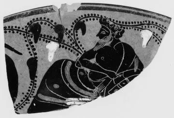 CUP, FRAGMENT (ATHENIAN, BLACK-FIGURE)