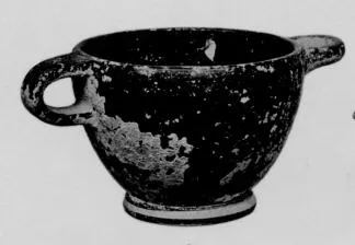 SKYPHOS (ATHENIAN, BLACK GLAZE)