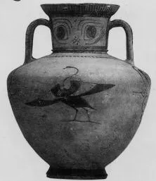 AMPHORA, NECK (EAST GREEK, FIKELLURA, OUTLINE)