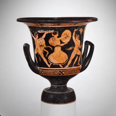 Terracotta calyx-krater (vase for mixing wine and water)