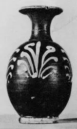BOTTLE (ITALIOTE, BLACK GLAZE)