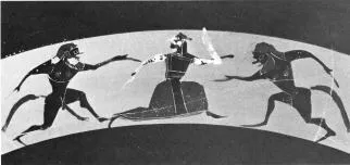 CUP, LITTLE MASTER BAND (ATHENIAN, BLACK-FIGURE)