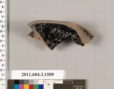 Terracotta fragment of a skyphos (deep drinking cup)