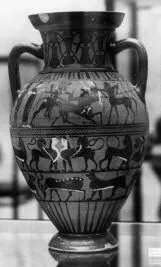 AMPHORA, NECK (ATHENIAN, BLACK-FIGURE)