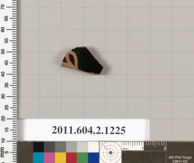 Terracotta fragment from a kantharos: head vase?