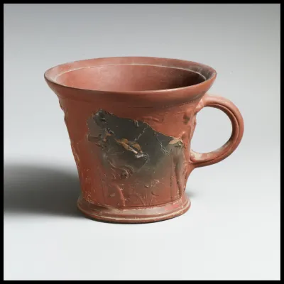 Terracotta cup