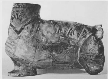 FIGURE VASE (BOEOTIAN)