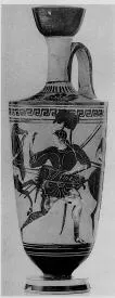 LEKYTHOS (ATHENIAN, BLACK-FIGURE)