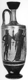 LEKYTHOS (ATHENIAN, BLACK-FIGURE)